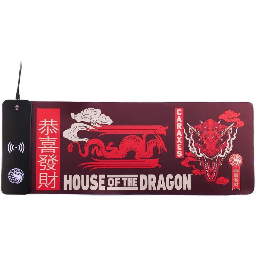 Numskull - Power Idolz - House of Dragons - Oversize Gaming Mat & Mobile Charger